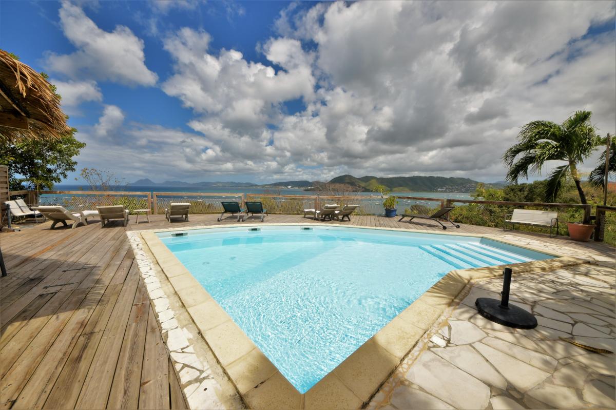 Piscine - location de studio 2 personnes Sainte-Anne Martinique